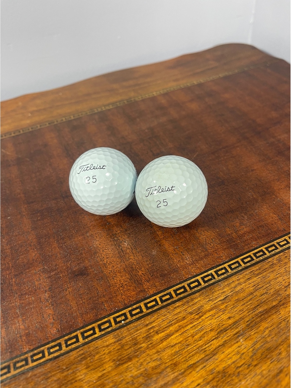 Titleist Golf Ball White Set of 2 for Golf Sport Activity.
